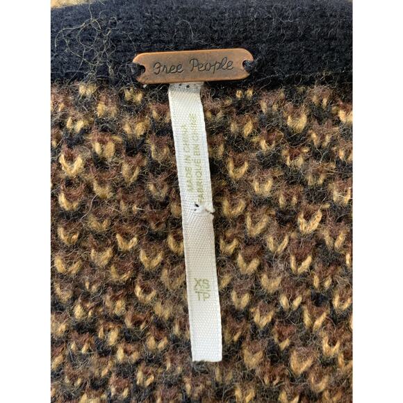 Free People Out of Africa wildcat cardigan sweater Size XS - Picture 3 of 6